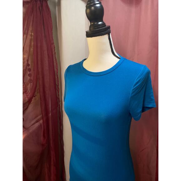 Urban CoCo Slim Fitted T-shirt, Steel blue, size small - Picture 10 of 10